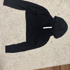 Lululemon Athletica Black Cropped Hoodie